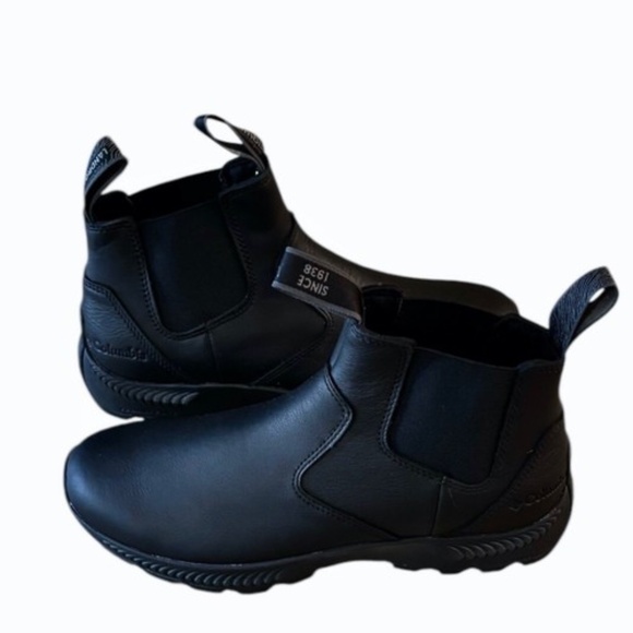 Columbia Mens Landroamer Scout Black Slip On Boots Shoes Size 9 - Picture 4 of 9